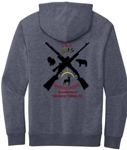 J & A Hooded Sweatshirt J & A back Hooded Sweatshirt